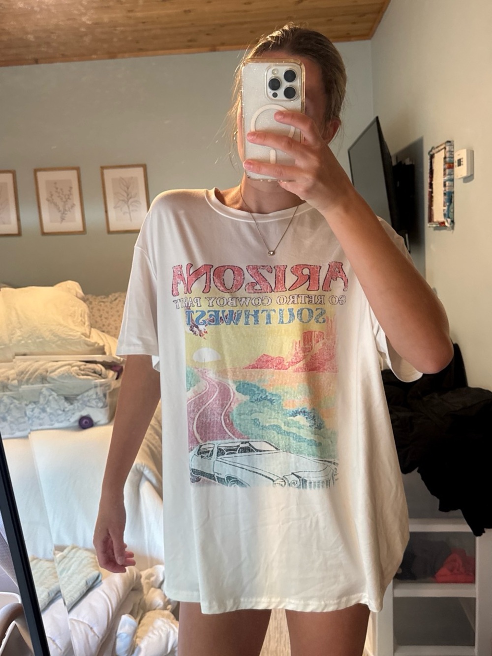 Arizona Retro Oversized Graphic Tee